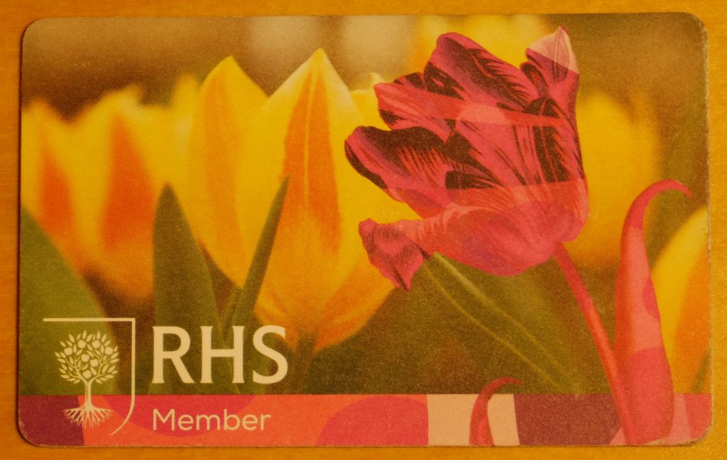 RHS Membership Card