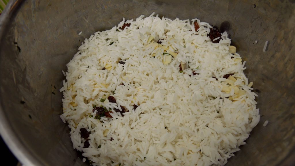 Letzte Schicht Reis